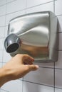 Hand dryer Royalty Free Stock Photo