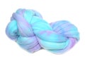 Hand Dyed Merino Wool Roving Royalty Free Stock Photo