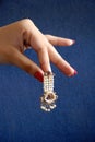 Hand & earing. Royalty Free Stock Photo