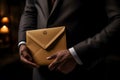 hand envelope, lawyer calculates, contracting business,