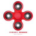 Hand fidget spinner. Stress-relieving toy