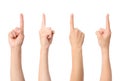 Hand finger pointing Royalty Free Stock Photo