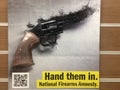 Hand firearms in sing by the Australia National Amnesty