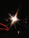 Hand fireworks for new year celebration