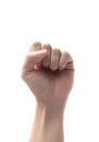 Hand fist symbol
