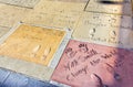 Hand- and Footprints of Actors and Musicians in front of the TCL Chinese Theatre