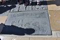 Hand- and footprints at the TCL Chinese Theatre, Hollywood
