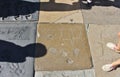 Hand- and footprints at the TCL Chinese Theatre, Hollywood