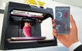 Application for 3d printing human organs Royalty Free Stock Photo