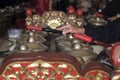 Hand of Gamelan Player, Traditional Java, Indonesia Musical Instrument Royalty Free Stock Photo