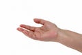 Hand gesture - give Royalty Free Stock Photo