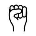 Hand gesture icon image