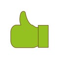 Hand gesture icon image