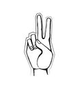 Hand Gesture Showing Symbol of Good Intentions