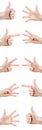 Hand gestures