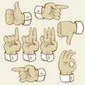 Hand gestures