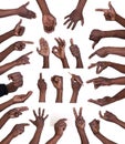 Hand gestures collection