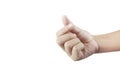 Hand gestures i love you You sign Royalty Free Stock Photo