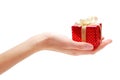 Hand and gift Royalty Free Stock Photo