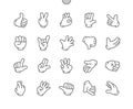 Hand glove gesture. Cartoon comic hands