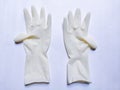 Surgical rubber handgloves pair ready to wera
