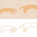 Hand Of God, The Creation of Adam,