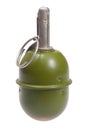 hand grenade isolated on a white background Royalty Free Stock Photo