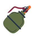 Bomb explosive weapons, hand grenade with pin