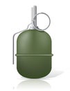 Hand grenade vector illustration Royalty Free Stock Photo