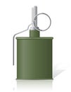 Hand grenade vector illustration Royalty Free Stock Photo