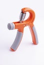 Hand grip exerciser made of ABS plastic with Bi-directional non-stick handles. Royalty Free Stock Photo