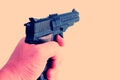 Hand gun Royalty Free Stock Photo