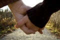 Hand in hand Royalty Free Stock Photo