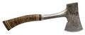 Hand hatchet or ax isolated white Royalty Free Stock Photo