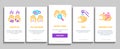 Hand Healthy Hygiene Onboarding Elements Icons Set Vector