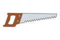 hand-held sharp saw for sawing wood.