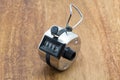 Hand held tally counter Royalty Free Stock Photo