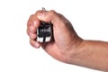 Hand held tally counter Royalty Free Stock Photo