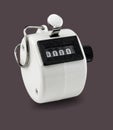Hand held tally counter Royalty Free Stock Photo