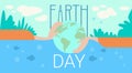Hand Hold Globe Earth Day Global Ecological World Protection Holiday Concept Royalty Free Stock Photo