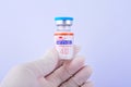 Hand hold Vaxcel pantoprazole powder for injection