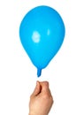 Hand holding balloon Royalty Free Stock Photo