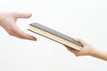 Hand Holding Book