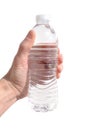 Hand Holding a Bottle of Water Royalty Free Stock Photo