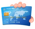 Hand Holding Credit Card Royalty Free Stock Photo