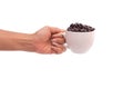 hand holding cup of coffee Royalty Free Stock Photo