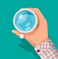 Hand holding cup with water Royalty Free Stock Photo