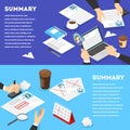 Hand holding CV profiles set. Resume examination. Royalty Free Stock Photo