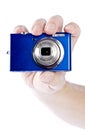 Hand Holding a Digital Camera Royalty Free Stock Photo
