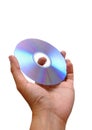 Hand Holding Dvd Royalty Free Stock Photo